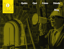 Tablet Screenshot of labombillacreativa.com